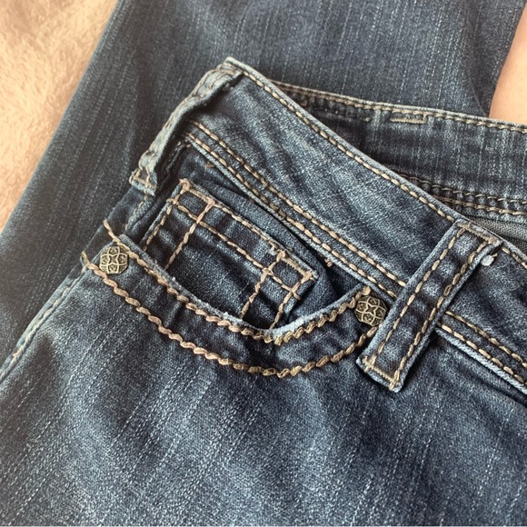 low rise vintage y2k tuesday silver brand jeans - Picture 3 of 4